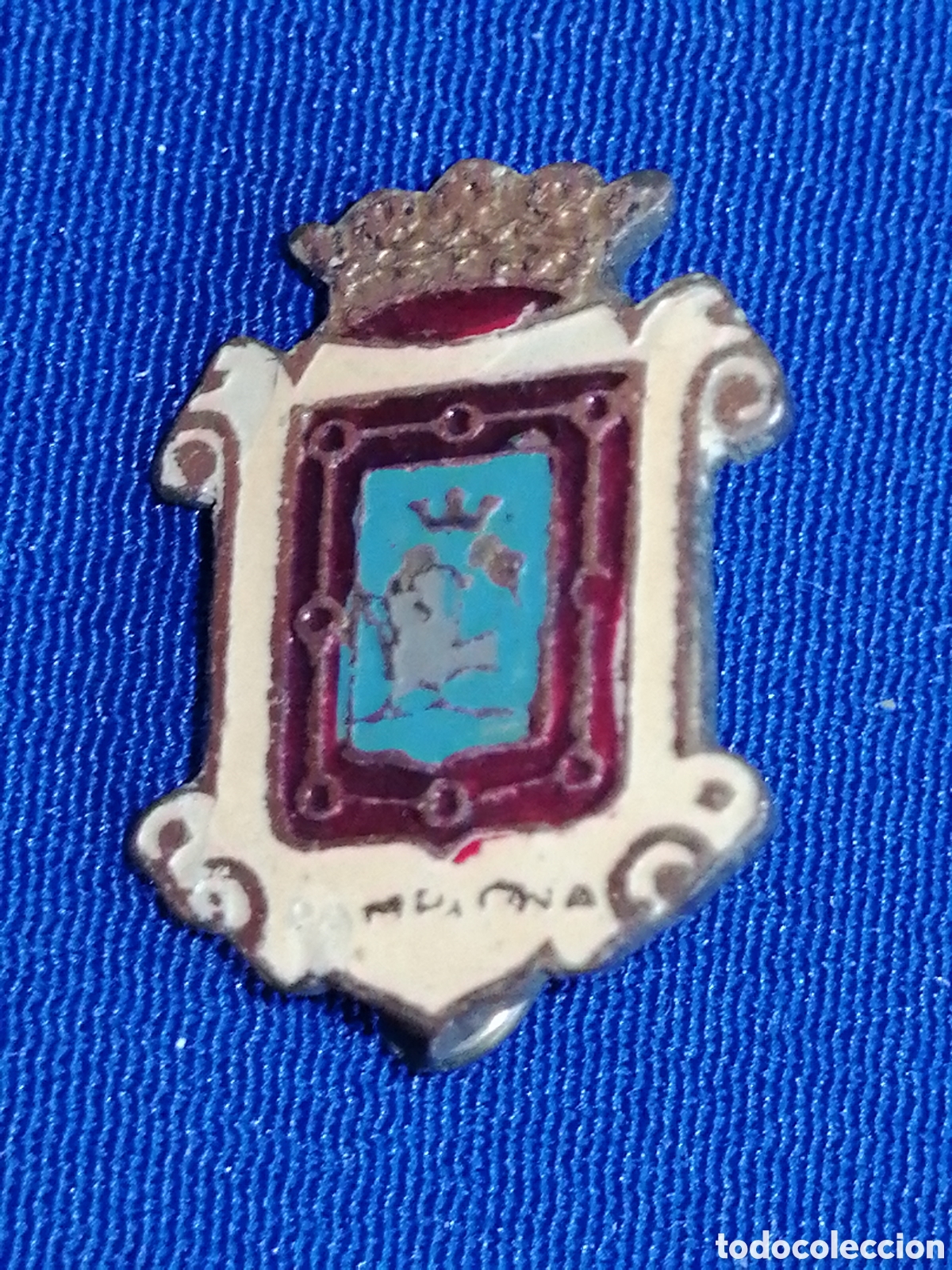 Pins de colecci&oacute;n: ESCUDO HER&Aacute;LDICO INSIGNIA DE ALFILER ANTIGUA