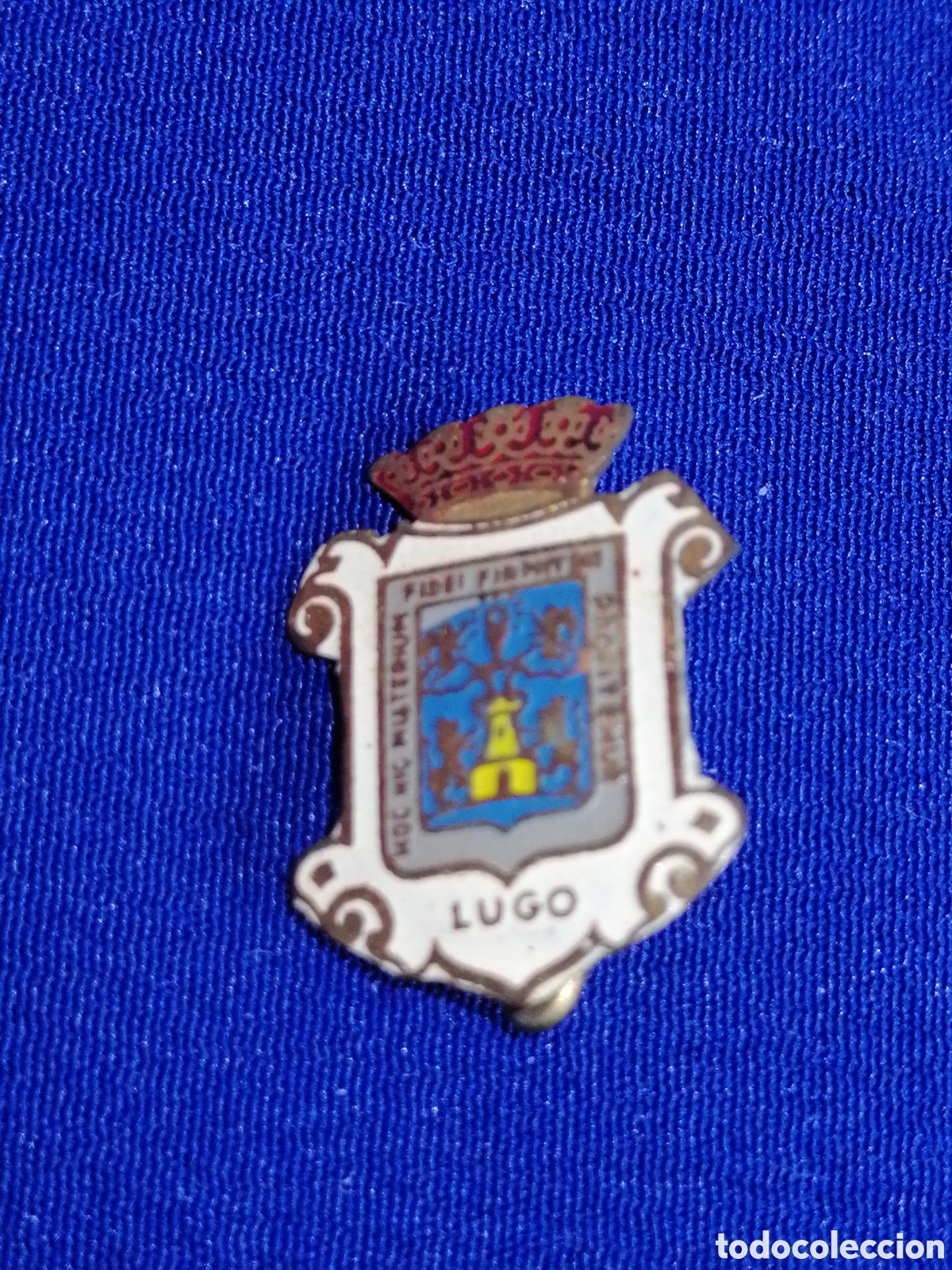 Pins de colecci&oacute;n: LUGO ESCUDO HER&Aacute;LDICO INSIGNIA DE ALFILER ANTIGUA
