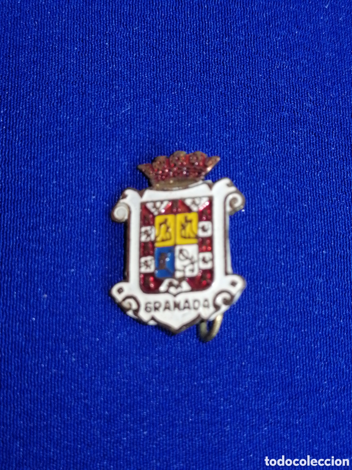 Pins de colecci&oacute;n: GRANADA ESCUDO HER&Aacute;LDICO INSIGNIA DE ALFILER ANTIGUA