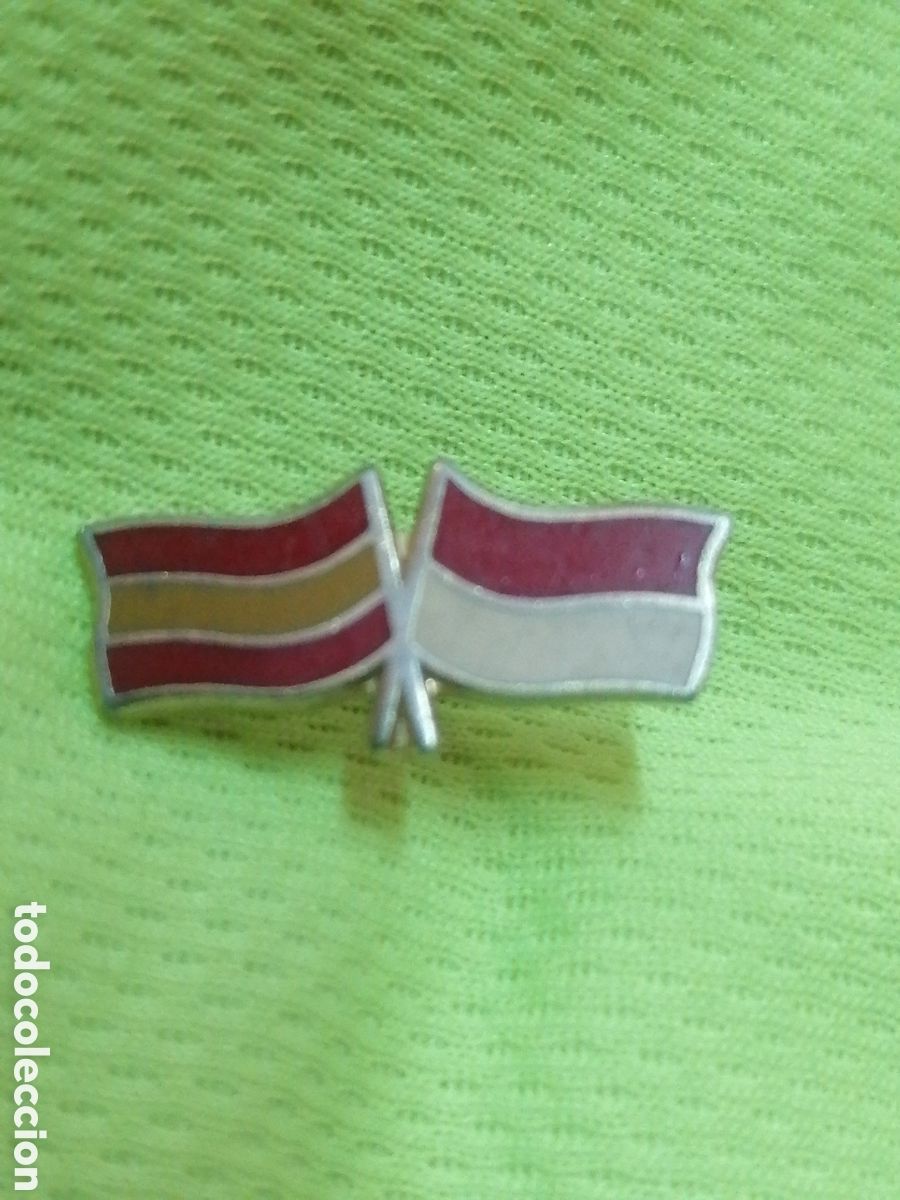 Pins de colecci&oacute;n: PIN bandera entrecruzadas Espa&ntilde;a