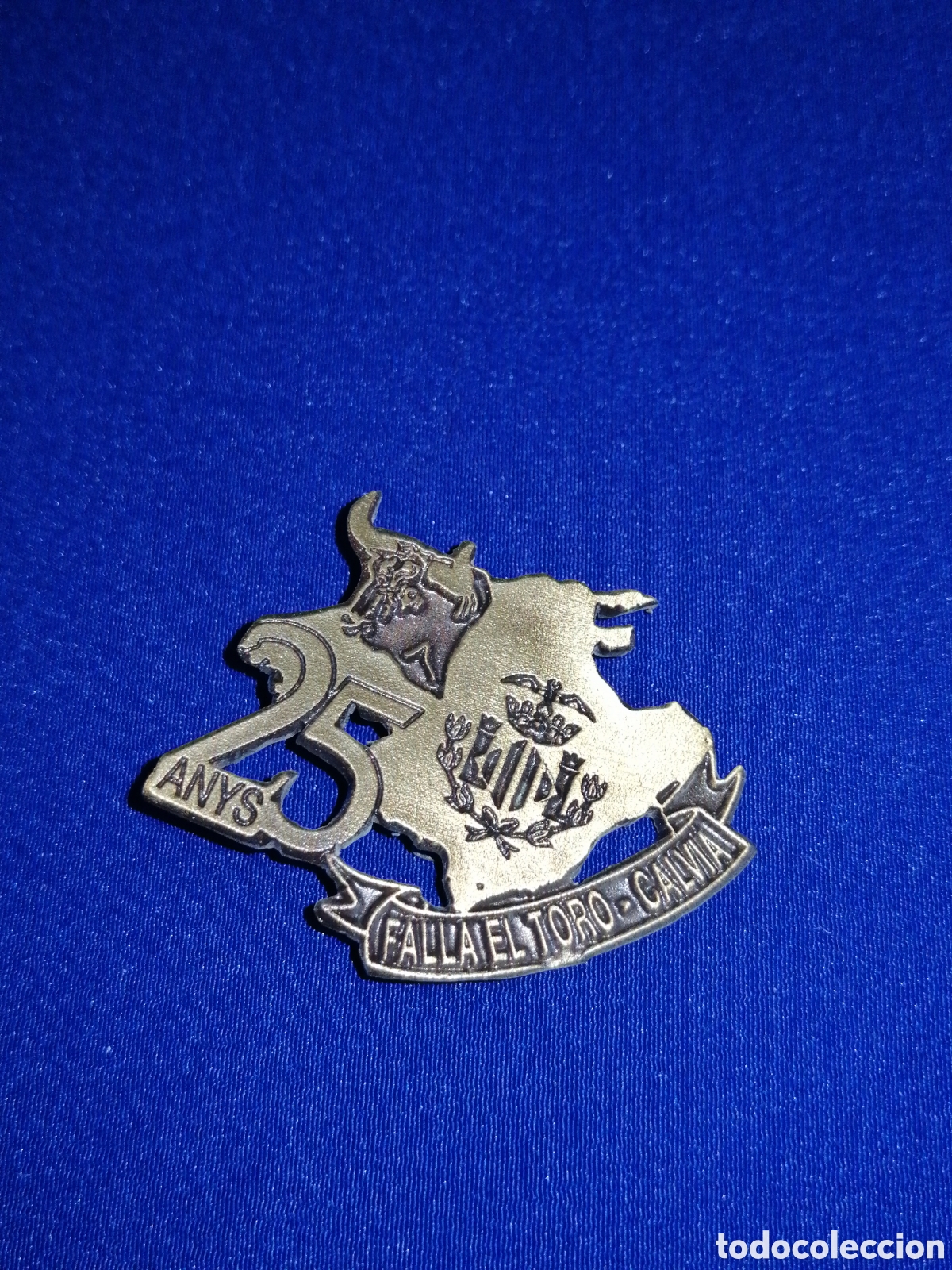 Pins de cole&ccedil;&atilde;o: FALLA EL TORO CALVIA (MALLORCA) 25 ANIVERSARIO INSIGNIA DE ALFILER