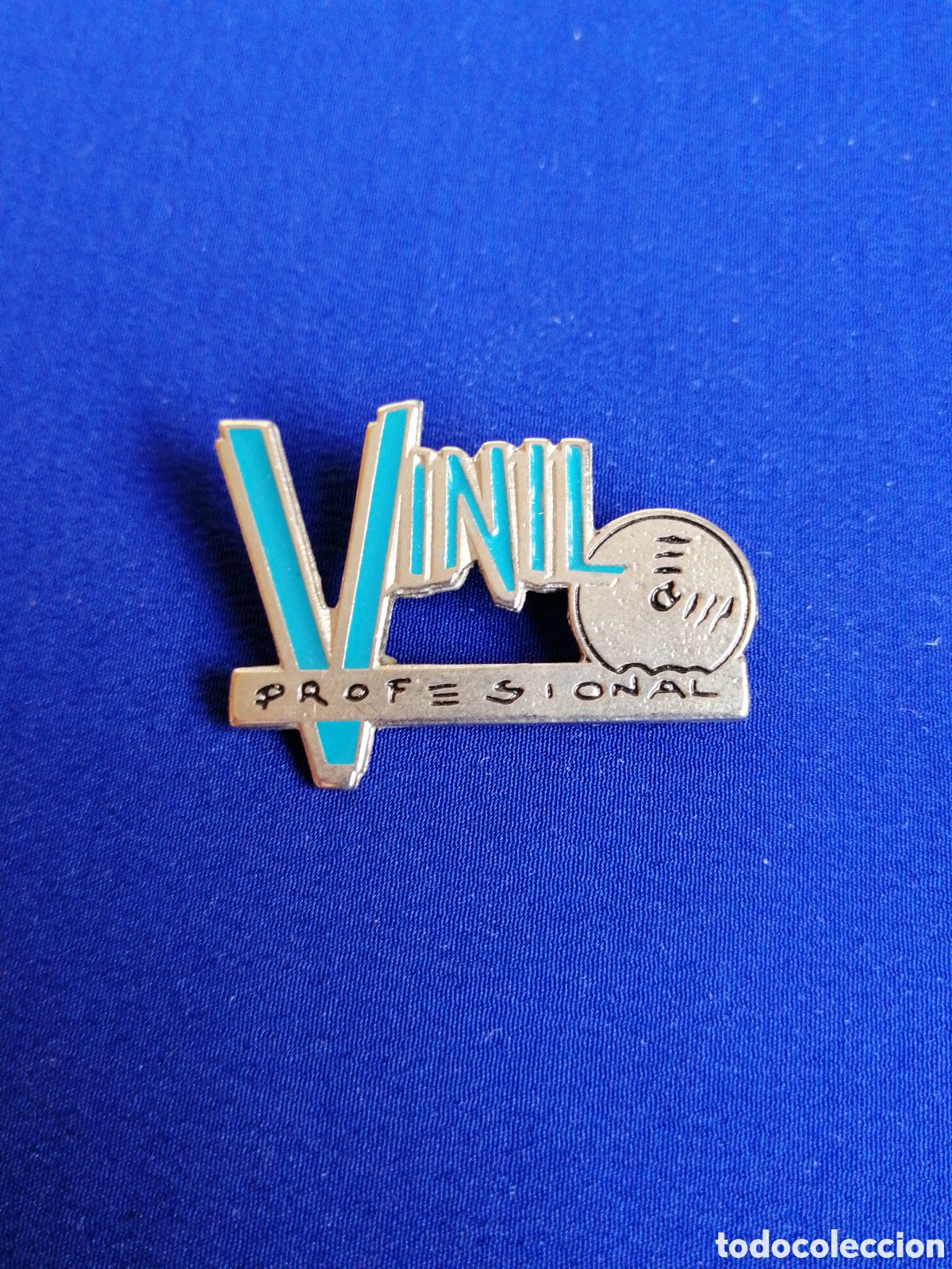 Pins de colecci&oacute;n: VINILO PROFESIONAL RUTA DEL BACALAO INSIGNIA DE ALFILER ANTIGUA