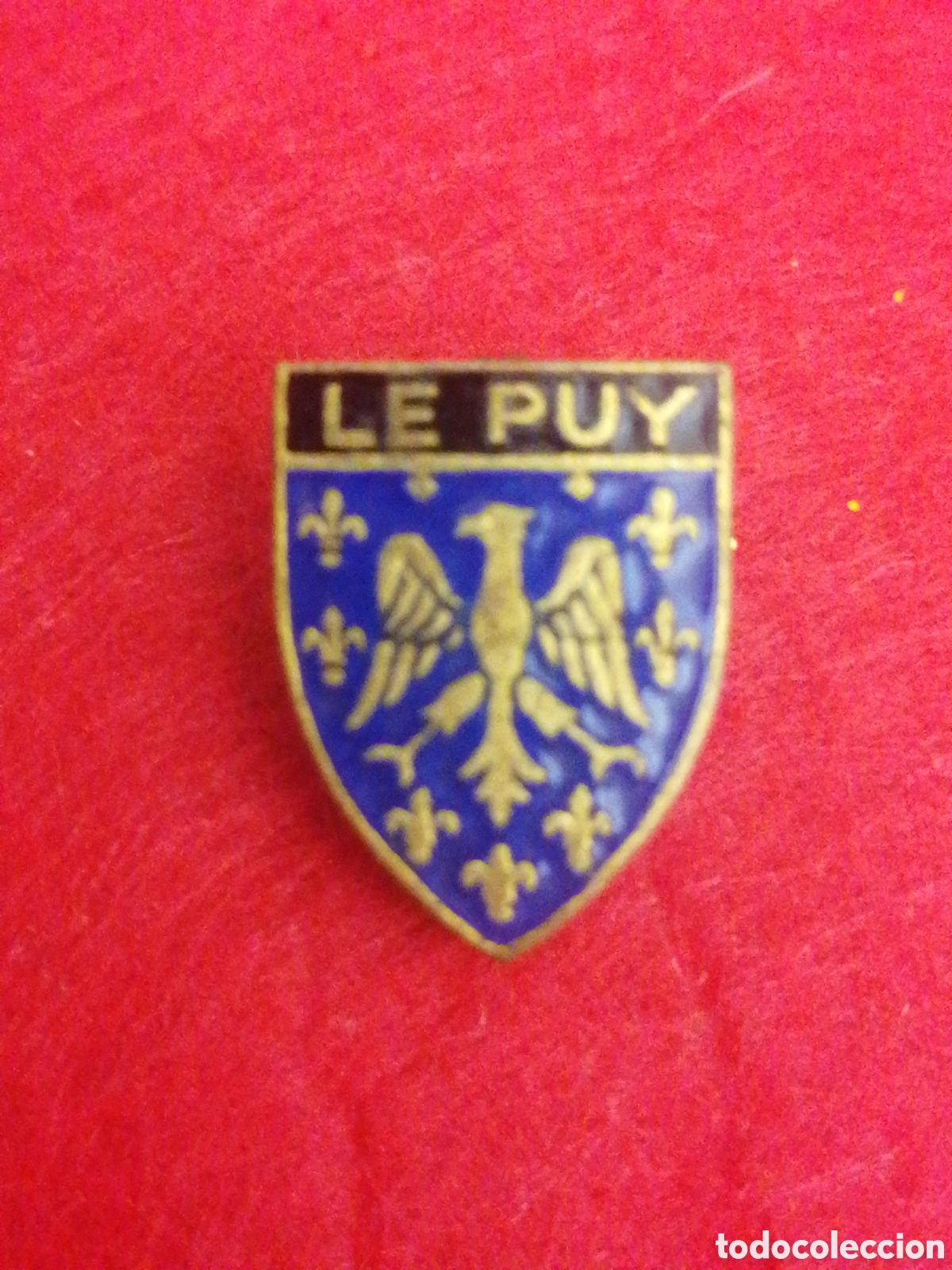 Sammlung von Pins: Pin tipo insignia tipo imperdible escudo her&aacute;ldico Le Puy