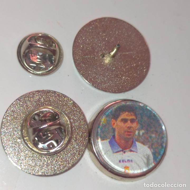 Pins de colecci&oacute;n: PIN REDONDO METAL - FUTBOL JUGADOR DEL EQUIPO FUTBOL historia del REAL MADRID