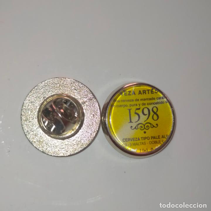Pins de cole&ccedil;&atilde;o: PIN REDONDO METAL - cervezas granadinas sacromonte Granada