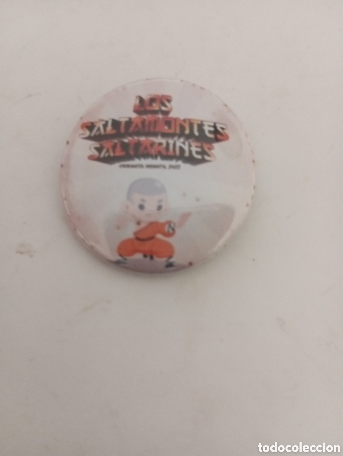 Pins de colecci&oacute;n: Carnaval de C&aacute;diz chapa chirigota infantil los saltamontes saltarines