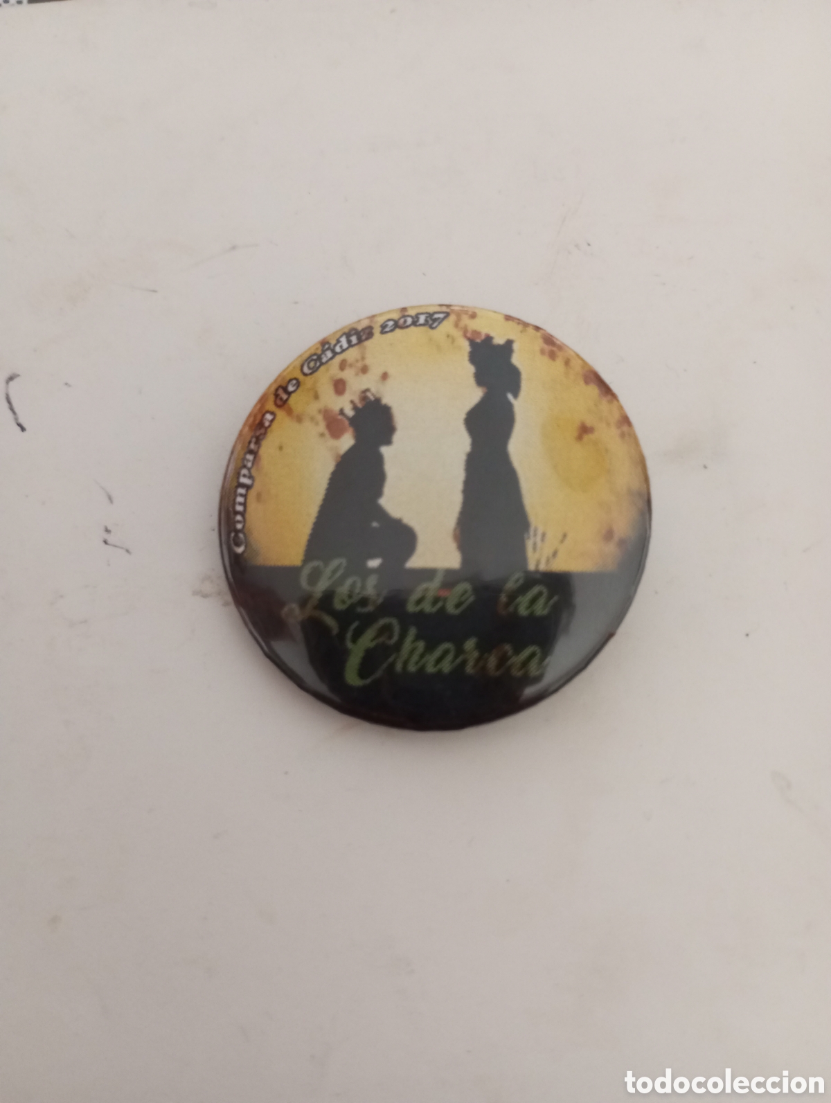 Pins de colecci&oacute;n: Carnaval de C&aacute;diz chapa comparsa los de la charca 2017