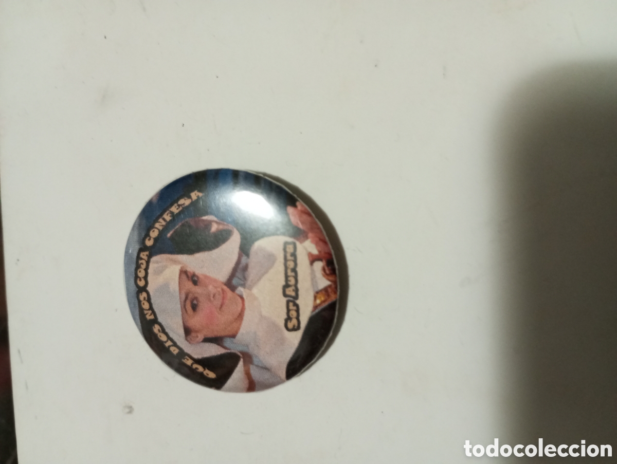 Pins de colecci&oacute;n: Carnaval de C&aacute;diz chapa personalizada que Dios nos coja confesa