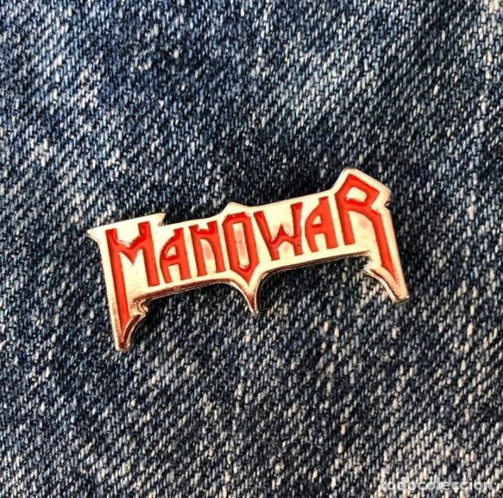 Collection pins: PIN MANOWAR , METALICO Y ESMALTADO, NUEVO Y SIN USO