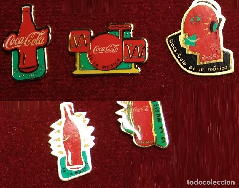 Pins de colecci&oacute;n: COLECCI&Oacute;N DE 5 PINS DE COCA-COLA - Foto 1