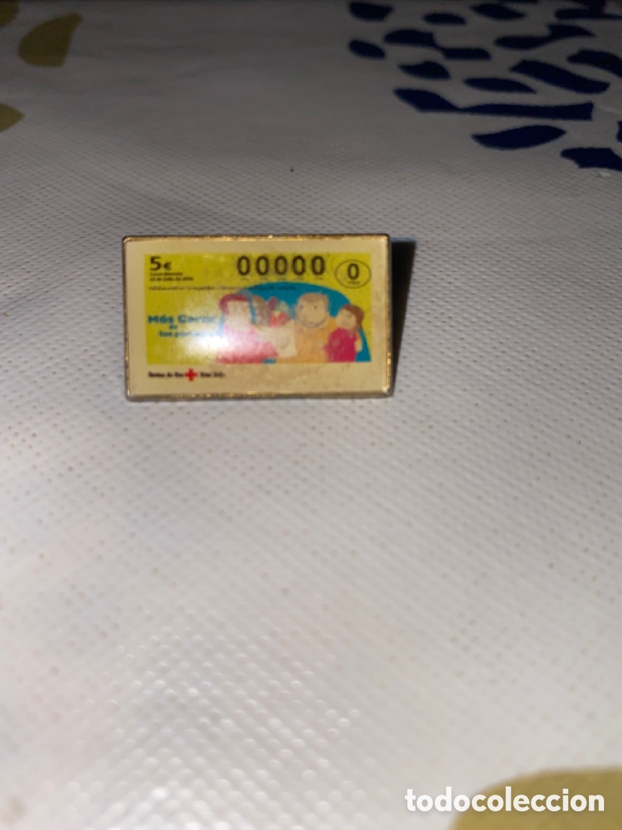Pins de colecci&oacute;n: Pin Sorteo Oro Cruz Roja - Foto 2