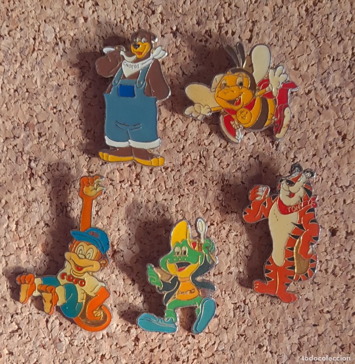 Pins de colecci&oacute;n: 5 Pins Mascotas de Kellogs - Foto 1