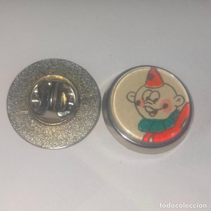 Sammlung von Pins: PIN REDONDO METAL - TEBEOS Y COMICS DIBUJOS ANIMADOS - PUMBY / personajes payasete y fu - chinin