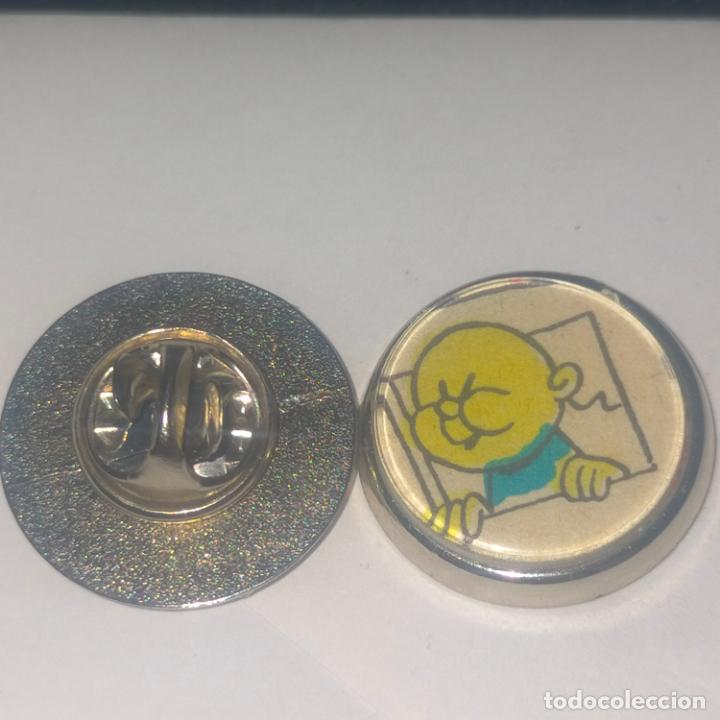 Sammlung von Pins: PIN REDONDO METAL - TEBEOS Y COMICS DIBUJOS ANIMADOS - PUMBY / personajes payasete y fu - chinin