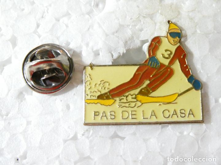 Pins de colecci&oacute;n: PIN DE TURISMO. ANDORRA. SKI ESTACIONES ESQU&Iacute;. PAS DE LA CASA