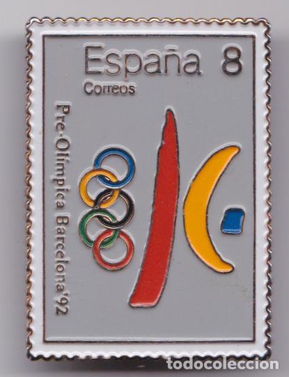 Pins de colecci&oacute;n: PIN SELLO PRE-OL&Iacute;MPICA BARCELONA '92
