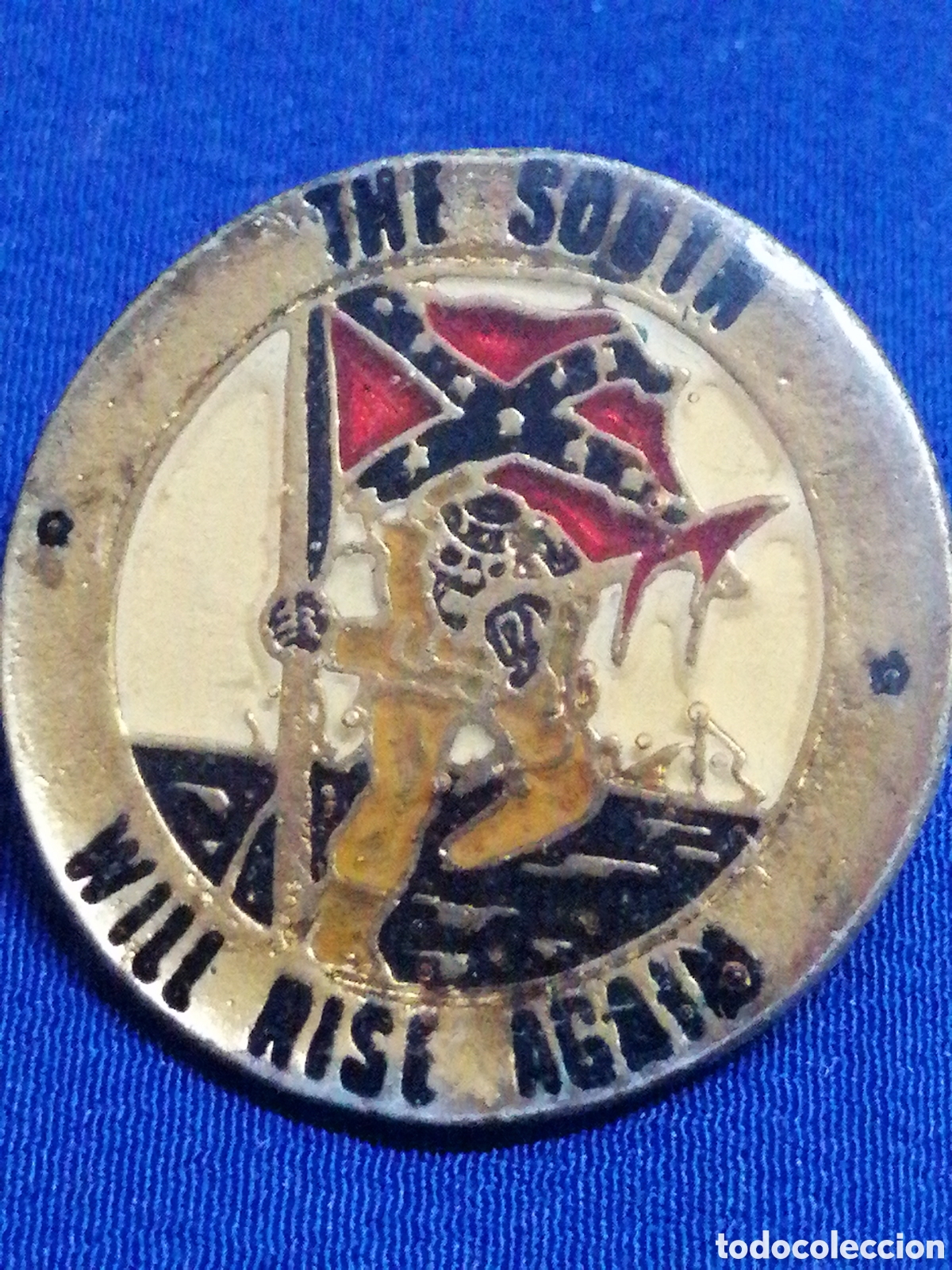 Pins de colecci&oacute;n: THE SOUTH WILL RISR AGAID PIN - Foto 2