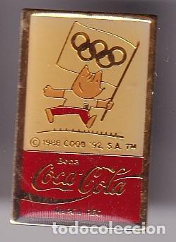 Pins de colecci&oacute;n: PIN DE COBI DE LAS OLIMPIADAS DE BARCELONA 92 CON PUBLICIDAD DE COCA-COLA