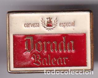 Pins de cole&ccedil;&atilde;o: PIN CON PUBLICIDAD DE CERVEZA DORADA BALEAR (BEER)