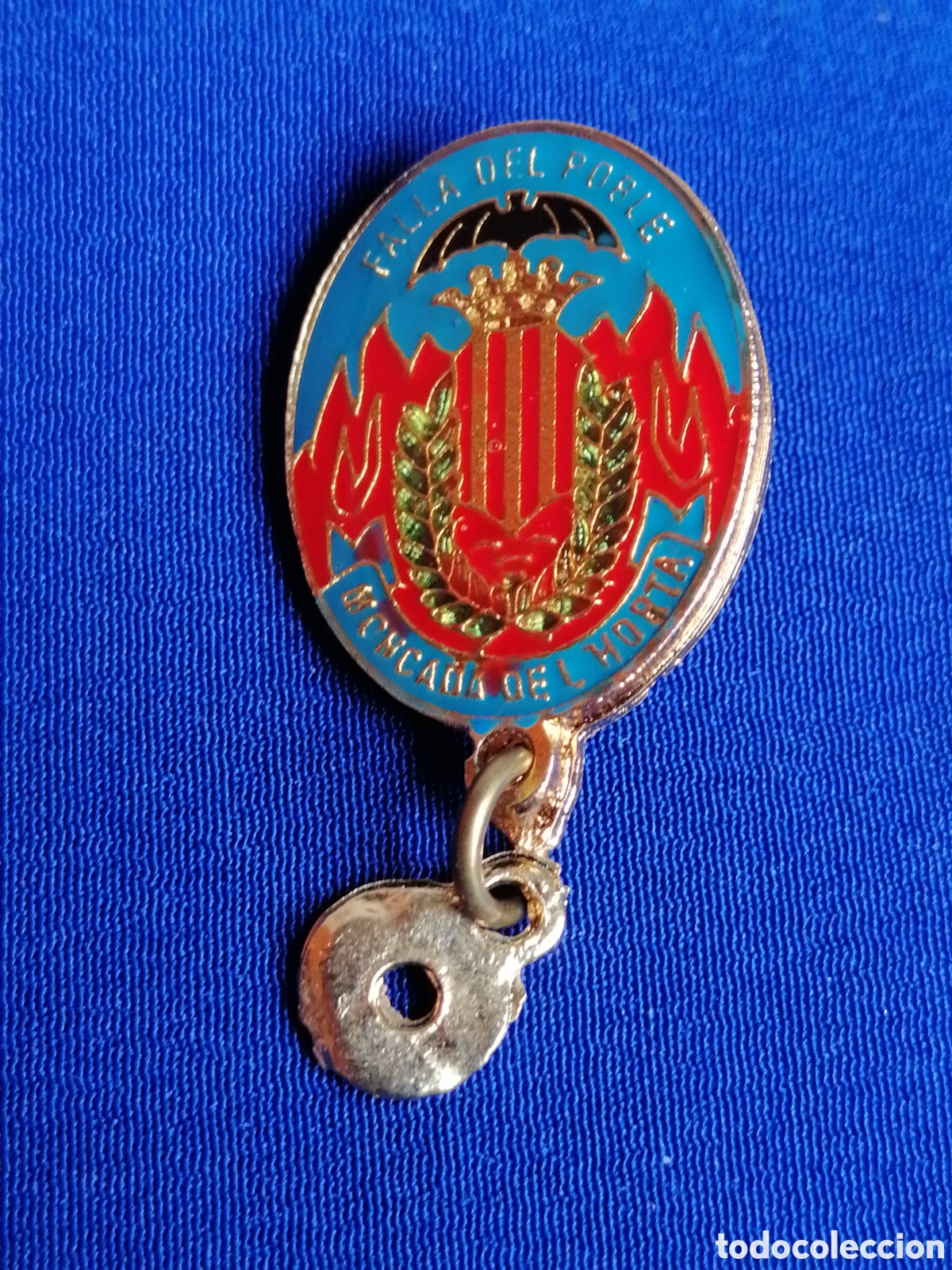 Pins de colecci&oacute;n: FALLA DEL POBLE (MONCADA) INSIGNIA DE ALFILER - Foto 1