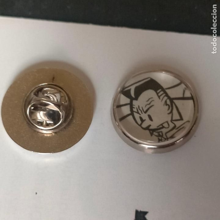 Pins de cole&ccedil;&atilde;o: PIN REDONDO METAL - c&oacute;mic b/n bill baxter