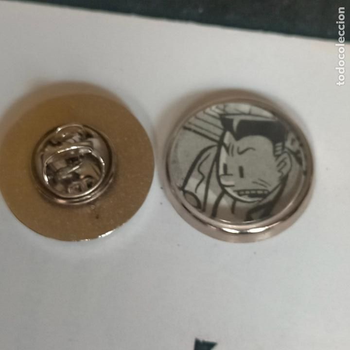 Pins de cole&ccedil;&atilde;o: PIN REDONDO METAL - c&oacute;mic b/n bill baxter