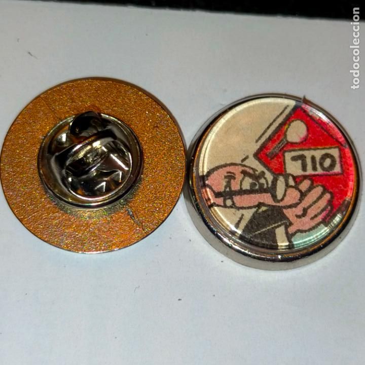 Collection pins: PIN REDONDO METAL - COMIC MORTADELO Y FILEMON Y CIA