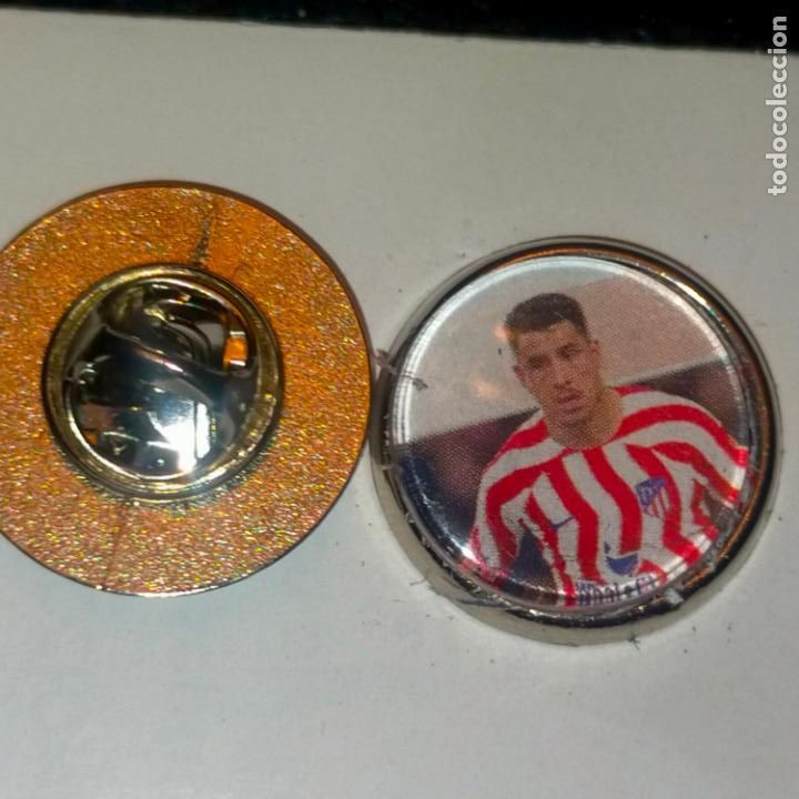 Sammlung von Pins: pin redondo metal - f&uacute;tbol equipo club Atl&eacute;tico de Madrid JUGADOR