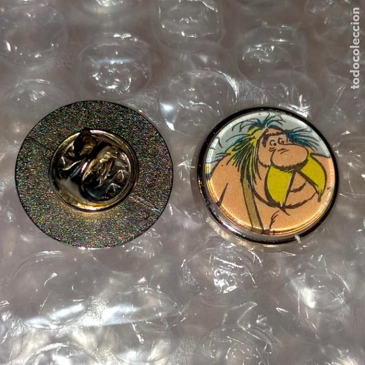Pins de colecci&oacute;n: PIN REDONDO METAL - Ast&eacute;rix y Ob&eacute;lix personajes