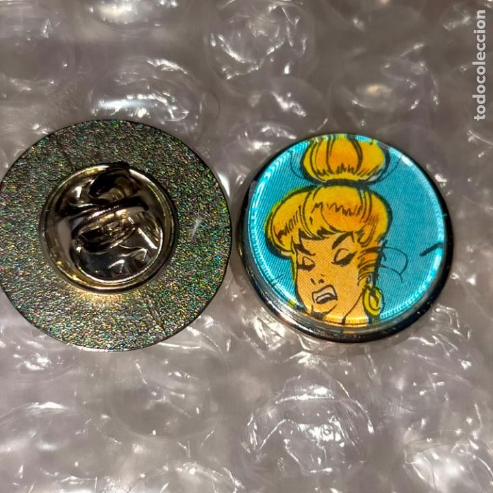 Pins de colecci&oacute;n: PIN REDONDO METAL - Ast&eacute;rix y Ob&eacute;lix personajes