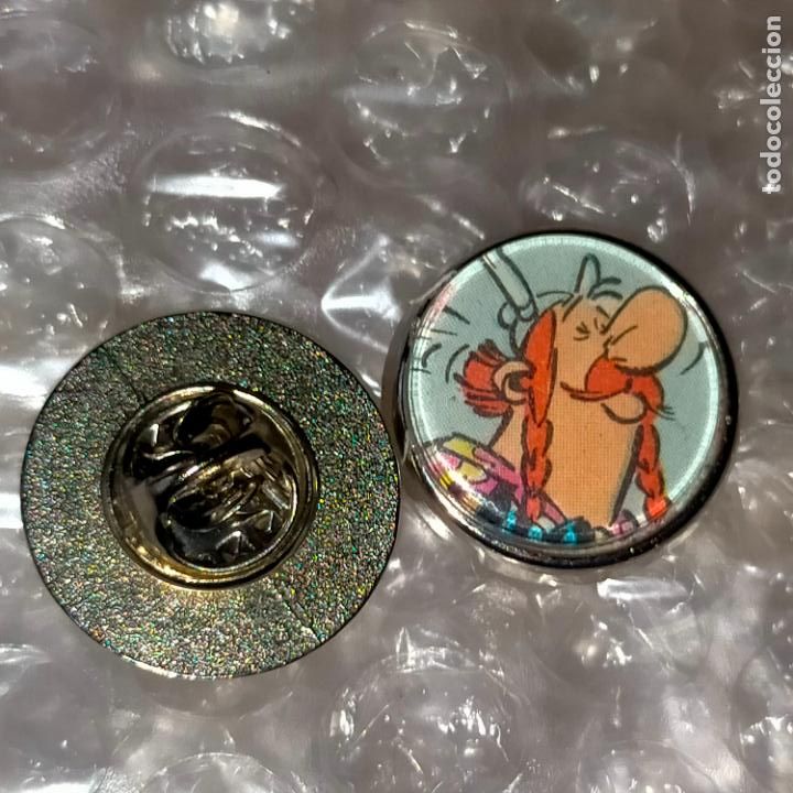 Pins de colecci&oacute;n: PIN REDONDO METAL - Ast&eacute;rix y Ob&eacute;lix personajes