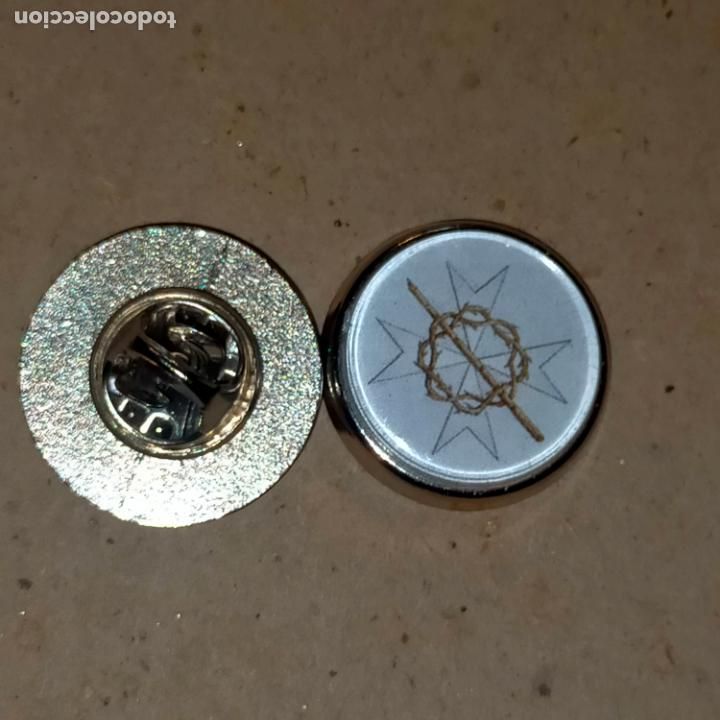 Pins de colecci&oacute;n: PIN REDONDO METAL - cofrad&iacute;a hermandad congregaci&oacute;n escudo semana Santa sevilla