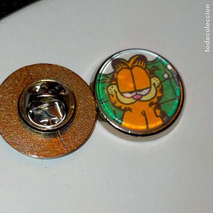 Pins de cole&ccedil;&atilde;o: Pin redondo metal - COMIC - PERSONAJE DE JIM DAVIS GARGIELD . PERSONAJES VER MAS MODELOS
