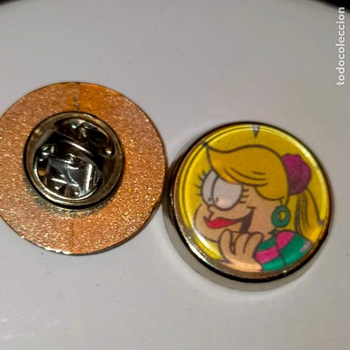 Pins de cole&ccedil;&atilde;o: Pin redondo metal - COMIC - PERSONAJE DE JIM DAVIS GARGIELD . PERSONAJES VER MAS MODELOS