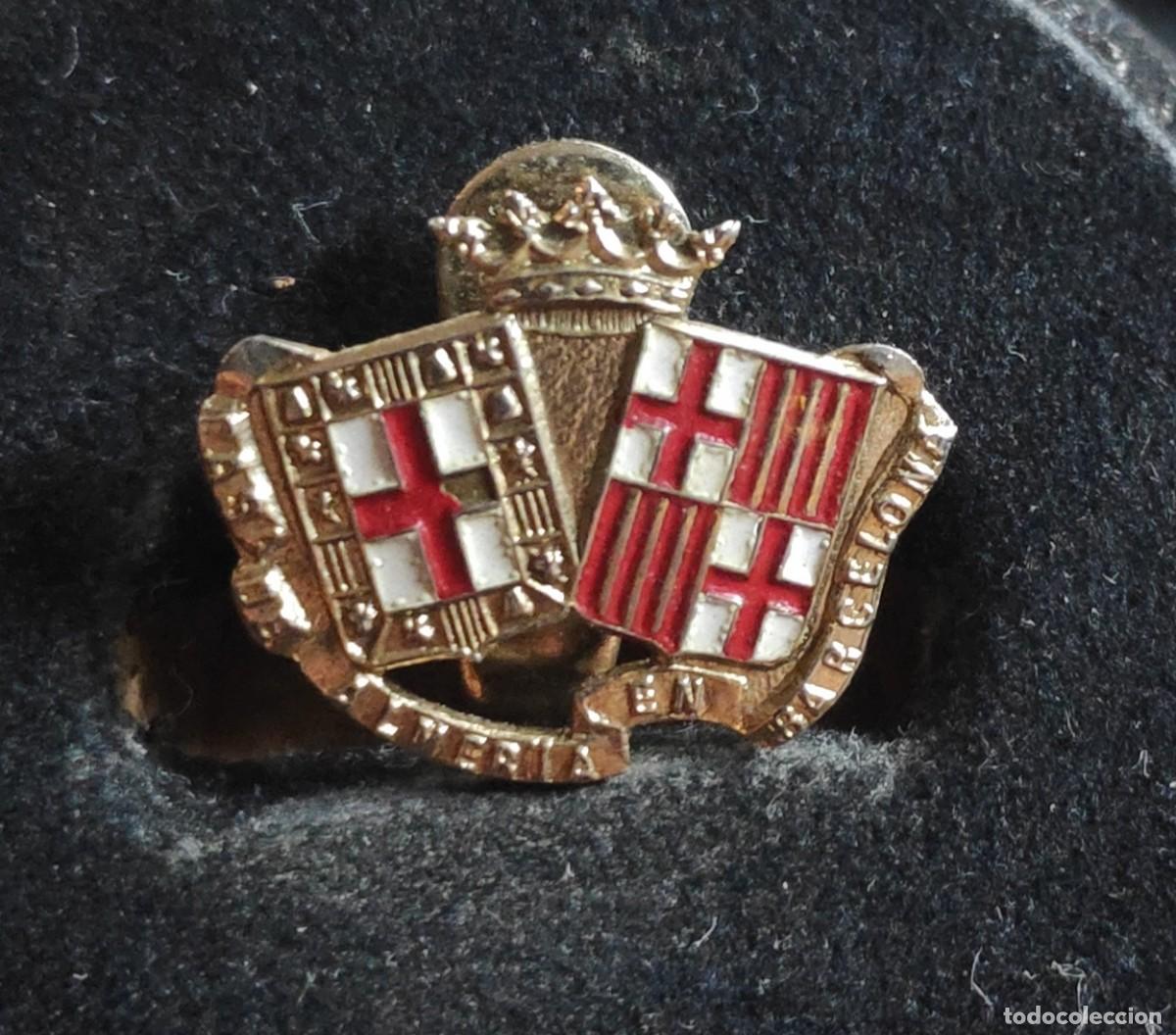 Pins de cole&ccedil;&atilde;o: Antigua insignia pin de ojal o solapa casa de Almer&iacute;a en Barcelona