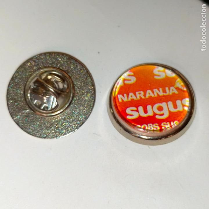 Pins de colecci&oacute;n: pin redondo metal - CHUCHES CHUCHERIA CARAMELOS SUGUS