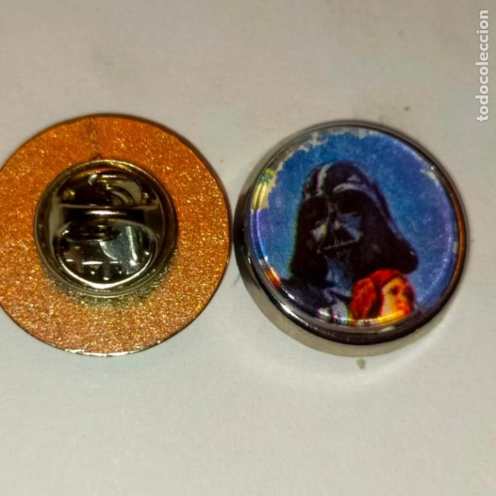 Collection pins: PIN REDONDO METAL - DIBUJOS ANIMADOS - cine la pelicula la guerra de las galaxias