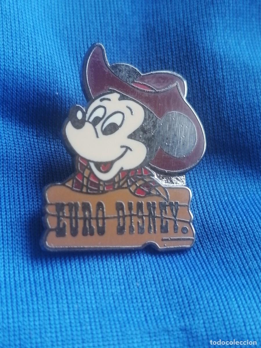 Pins de cole&ccedil;&atilde;o: Pin DisneyEurodisney Mickey de vaquero PIN