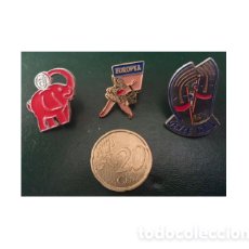 Pins de colección: 3 PINS BANCA Y SEGUROS AÑOS 90.