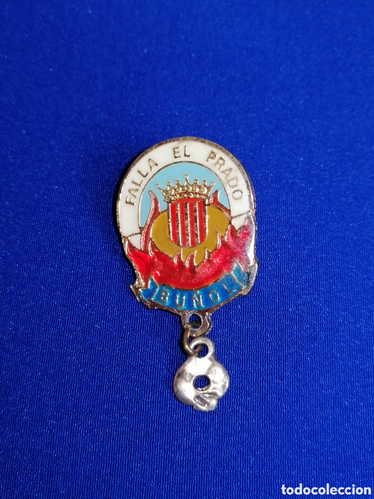 Pins de colecci&oacute;n: FALLA EL PRADO (BU&Ntilde;OL) INSIGNA DE PIN - Foto 1