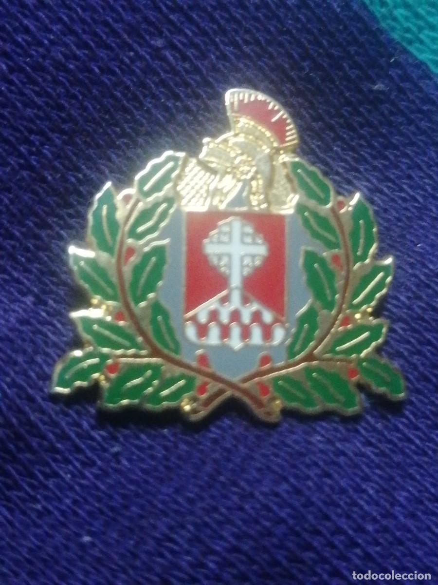 Collection pins: Pin escudo her&aacute;ldico municipio poblaci&oacute;n