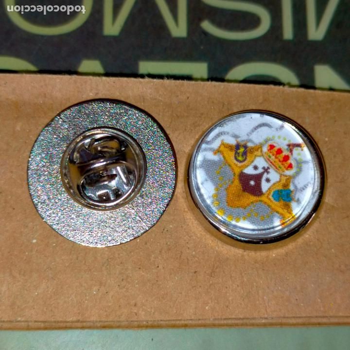 Collection pins: pin redondo metal - semana santa san fernando cadiz pin del escudo hermandad cofradia el de la foto