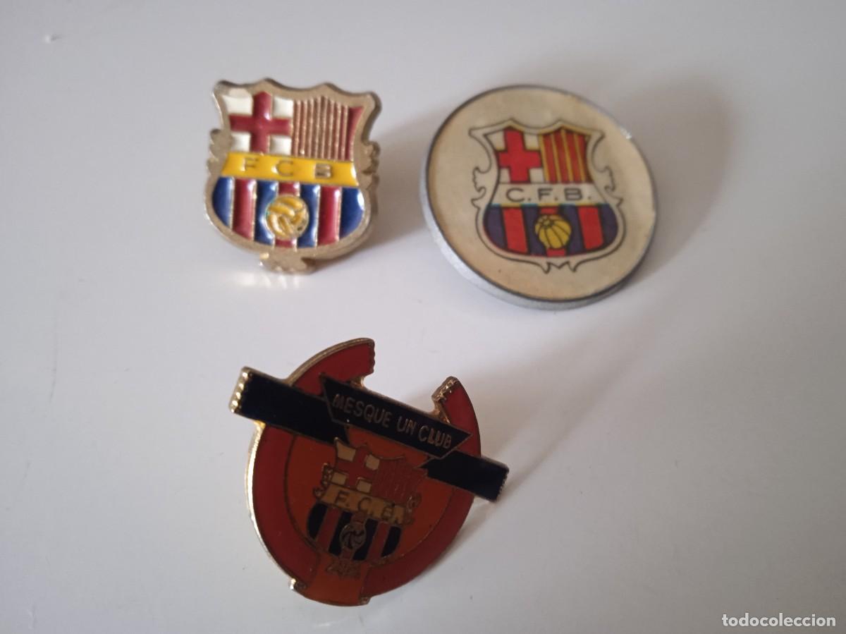 Pins de colecci&oacute;n: LOTE DE 3 PINS DEL BARSA - Foto 1
