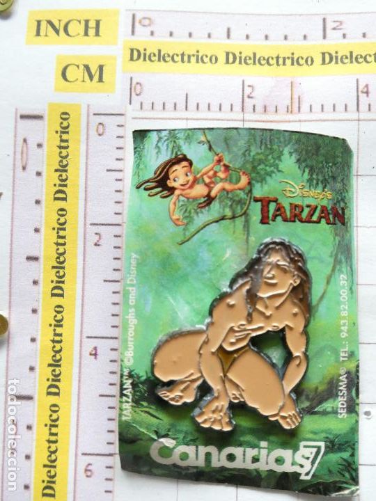 Pin's de collection: PIN DE DIBUJOS ANIMADOS. PEL&Iacute;CULA CINE WALT DISNEY TARZAN