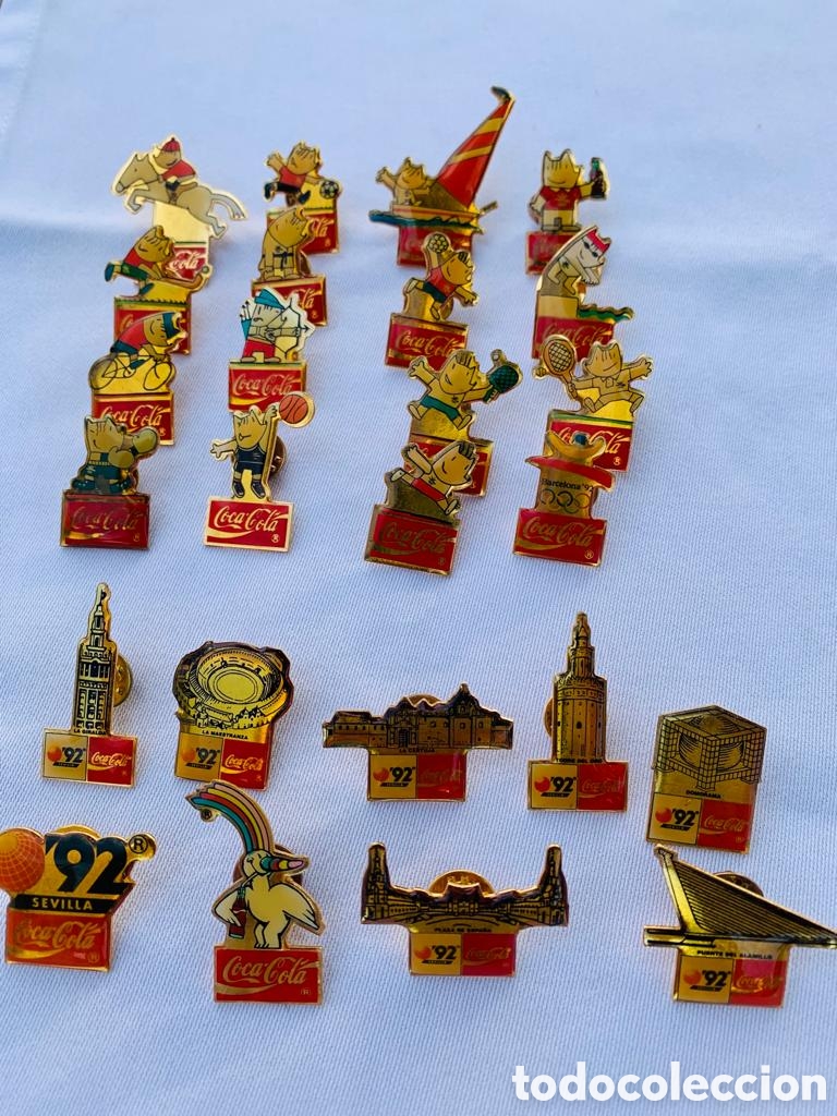 Pins de colecci&oacute;n: Pin Coca Cola A&ntilde;o 92 - Foto 1