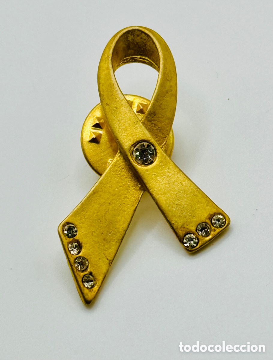 Pins de colecci&oacute;n: Pin Avon Dorado con Brillantes
