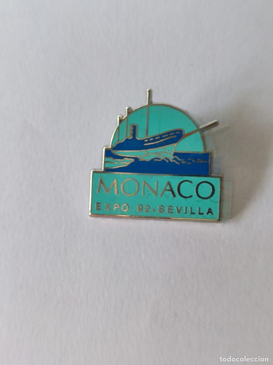Pins de colecci&oacute;n: PIN DEL PABELLON DE MONACO DE LA EXPO 92 DE SEVILLA