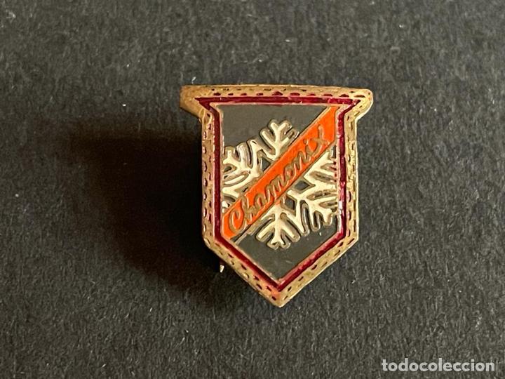 Pins de colecci&oacute;n: PIN - INSIGNIA DE IMPERDIBLE - CHAMONIX (ALPINISMO - MONTA&Ntilde;A - SKI)