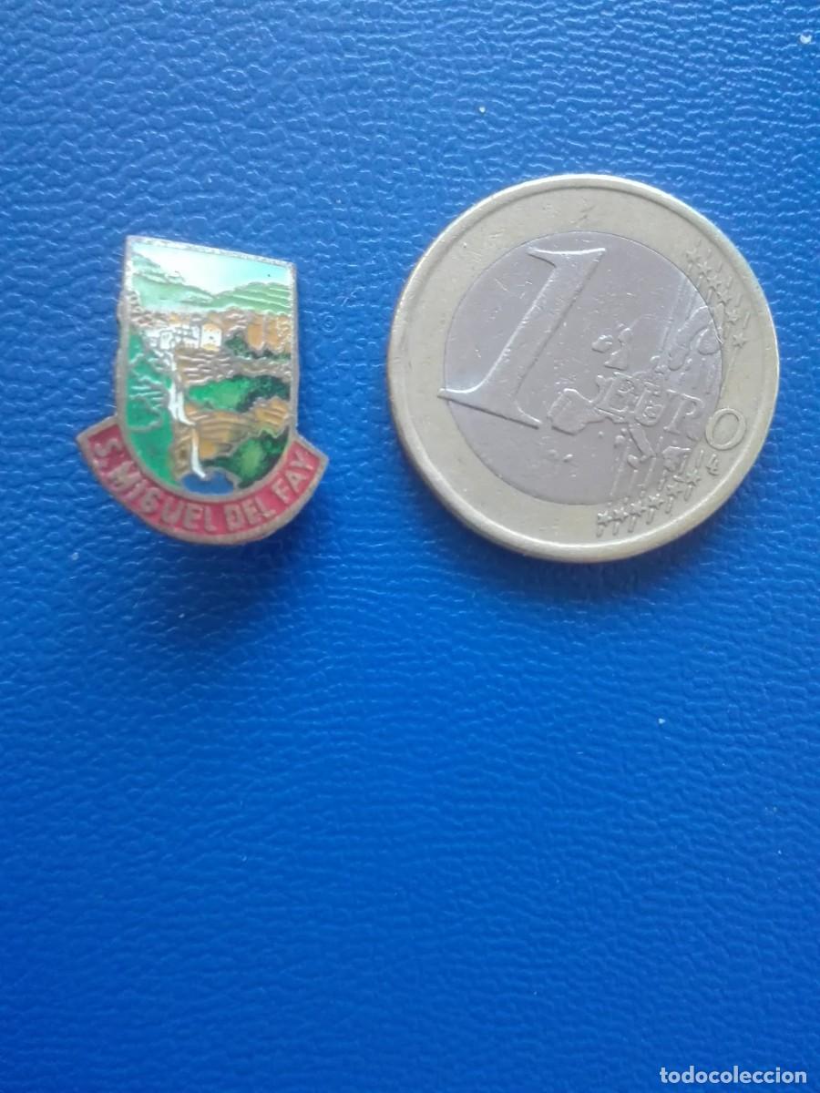 Collection pins: ANTIGUA INSIGNIA/PIN AGUJA IMPERDIBLE - S. MIGUEL DEL FAY - (CATALUNYA)