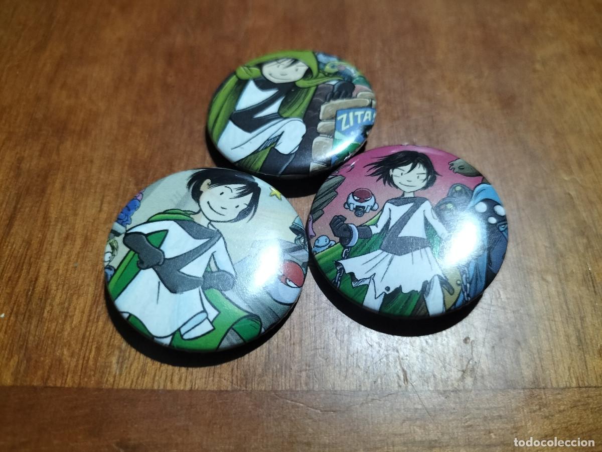 Pins de colecci&oacute;n: ZITA. BEN HATKE. 3 COMIC. CHAPA. PIN. 31 MM. MET&Aacute;LICA POR DETR&Aacute;S. SIN USO.